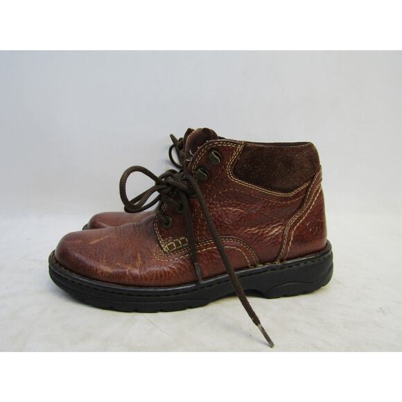 Ariat Womens Size 6.5 M Brown Leather Lace Up Ankle Boots - Picture 1 of 10